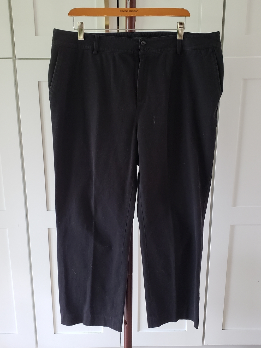 Lauren Ralph Lauren Black Women's Straight Leg Trousers